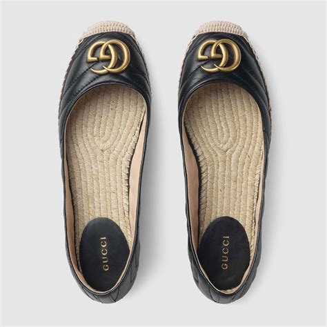 gucci boots 333057 bko00 1000|Gucci Double G Espadrille Black Leather .